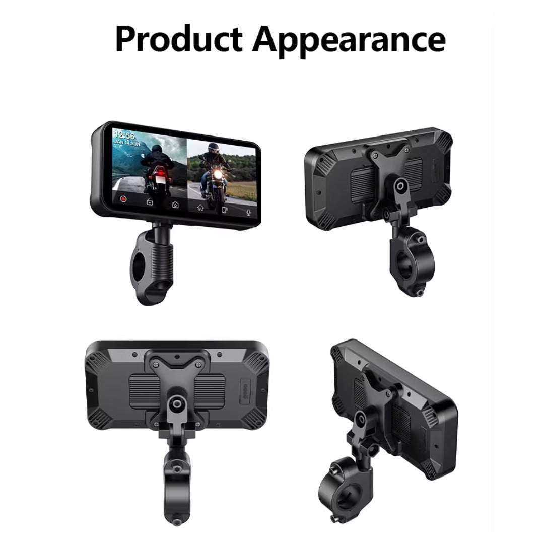 Display Only Model - S3P Lite 6.25 inch Motorcycle Navigation with Carplay 2K HD Screen ONLY with Handlebar Remote