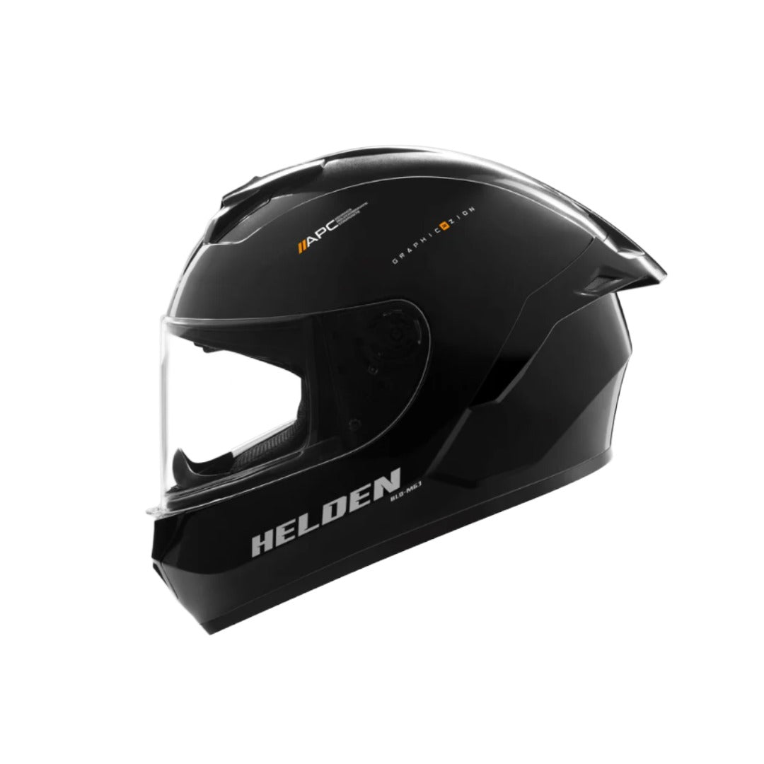 Reise Helden Matt Black Full Face Helmet