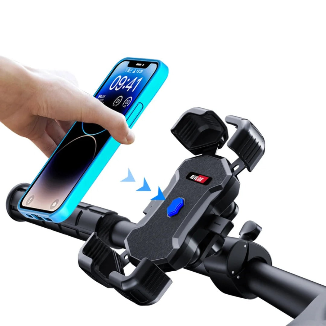 REVLOX Flex Pro Motorcycle Mobile Mount with Vibration Dampener | RAIDA