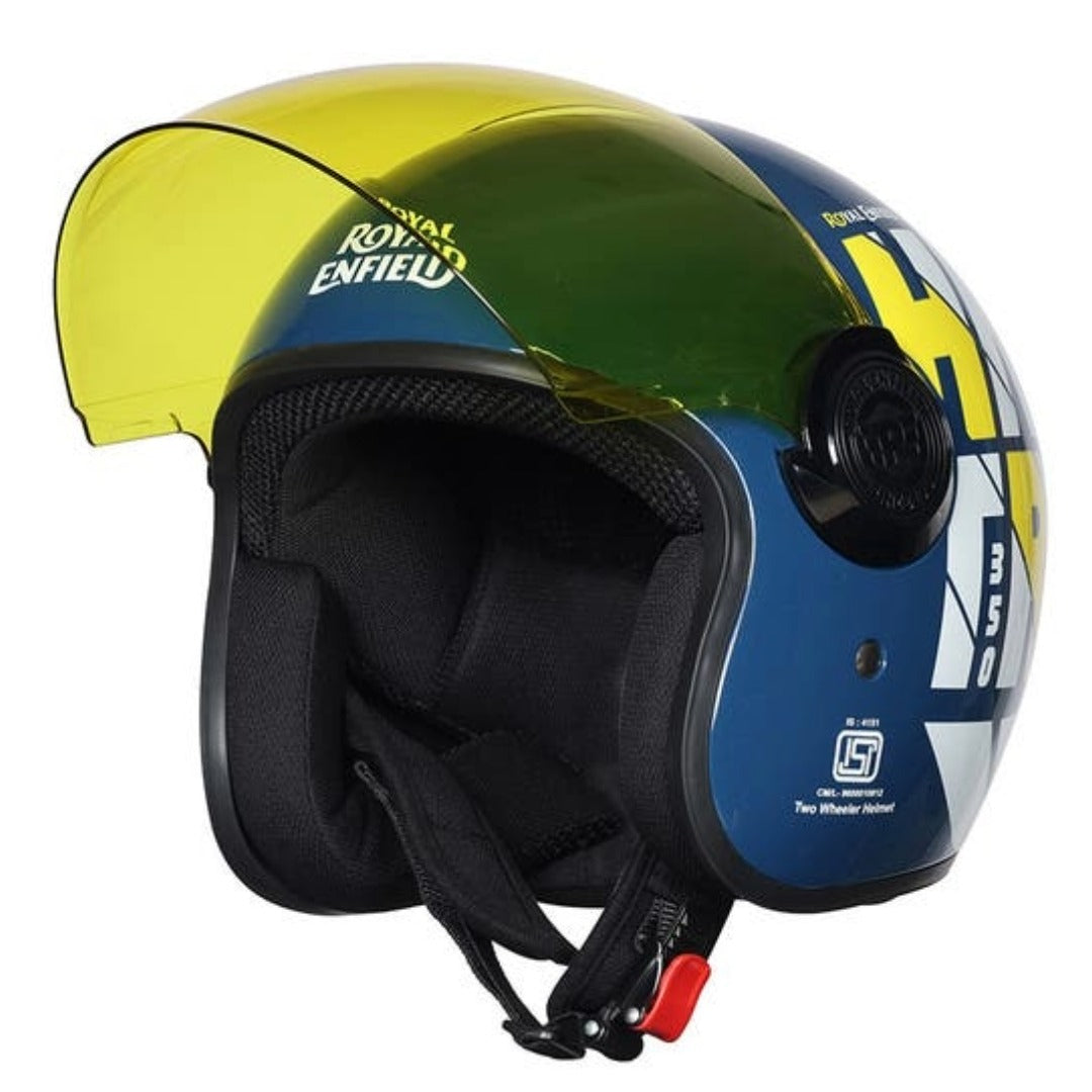 Royal Enfield Copter Hunter Helmet – Lagoon Blue