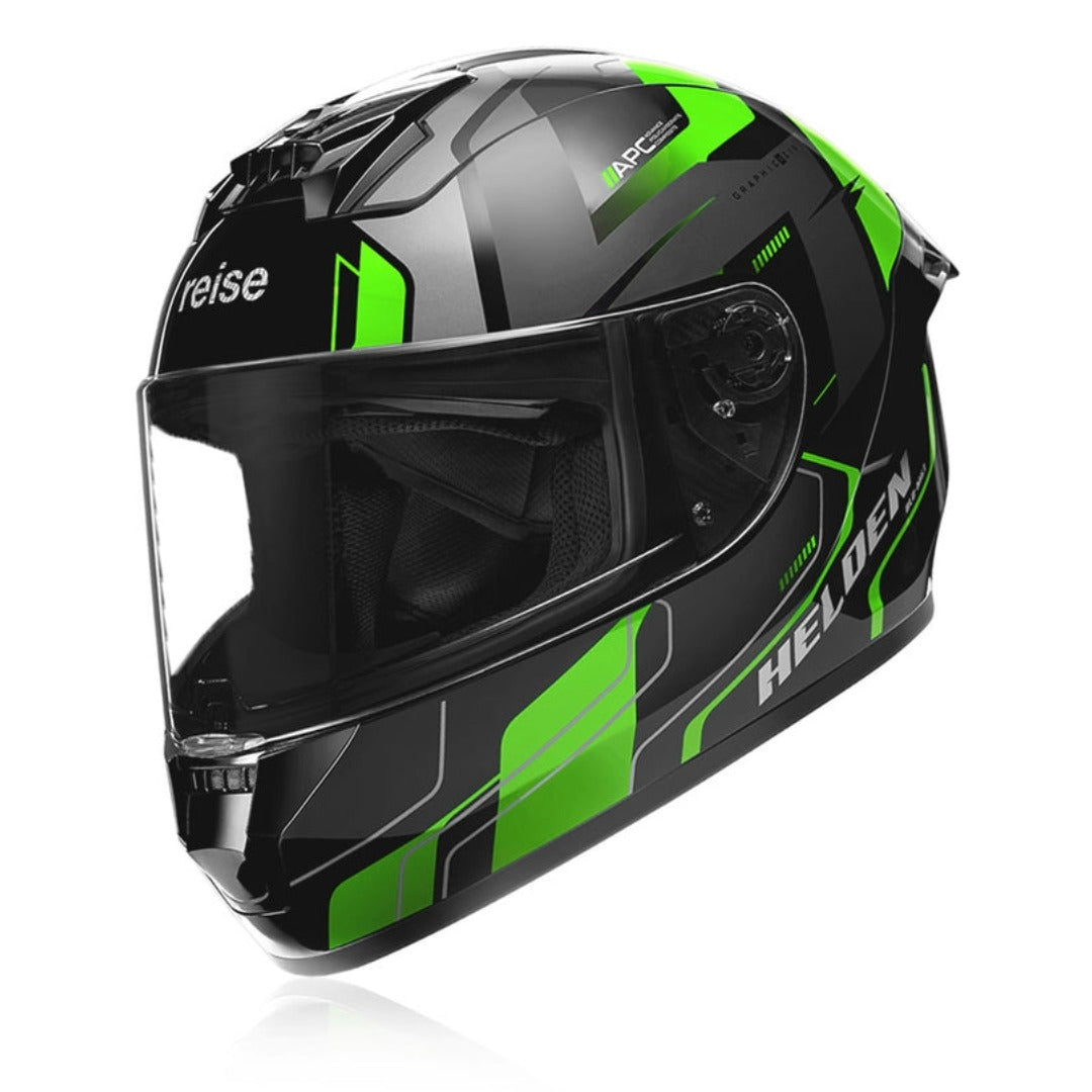 Helden Riding Helmet Green / Black | Reise