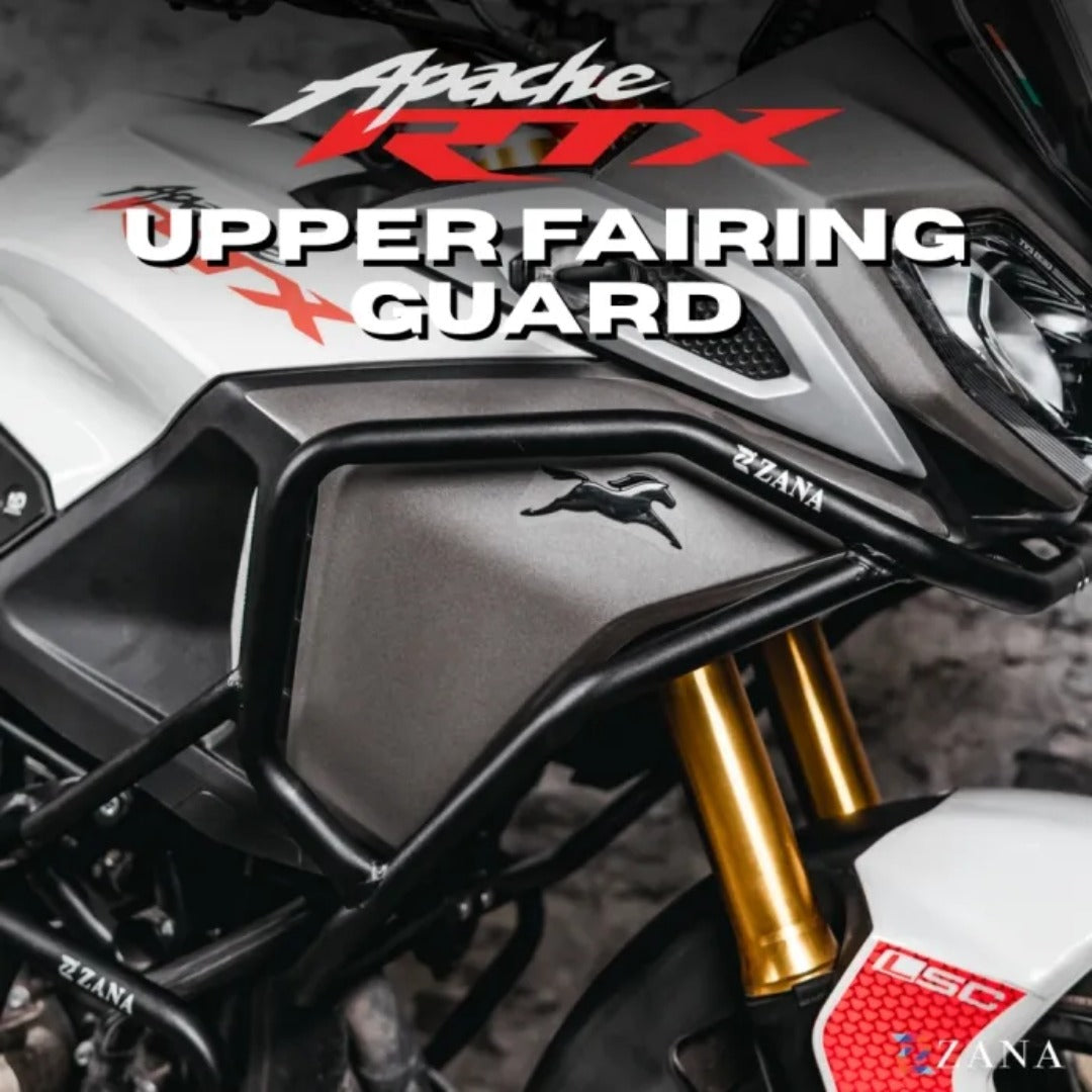 Upper Crash Bars (Fairing Guard) for TVS Apache RTX 300 | ZANA