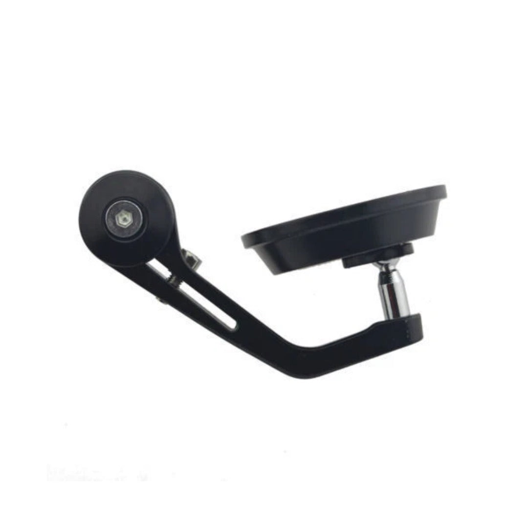 Universal Round Motorcycle Rear View bar End Mirror Set | Small