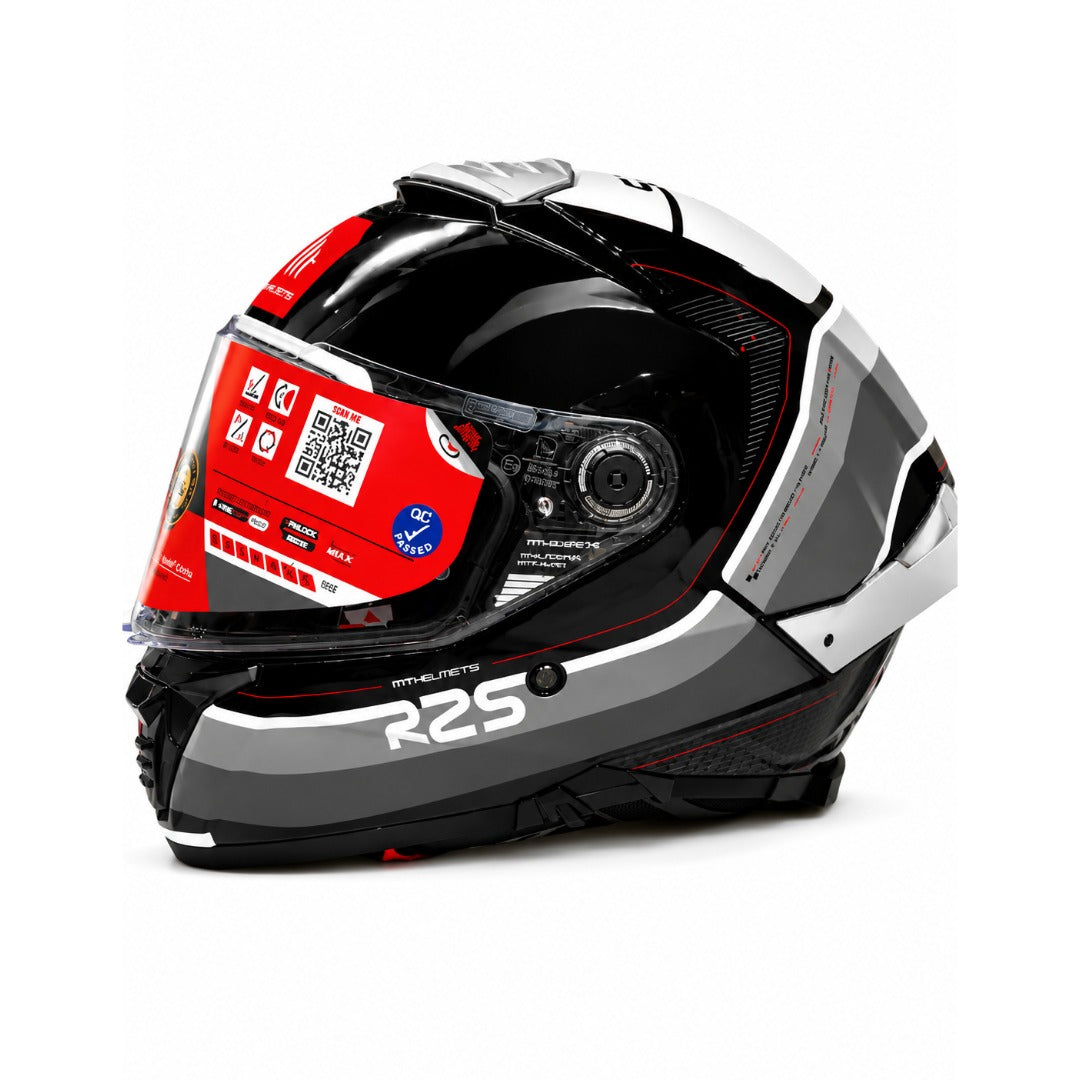 MT Thunder 4 SV R25 B2 Gloss Motorcycle Riding Helmet