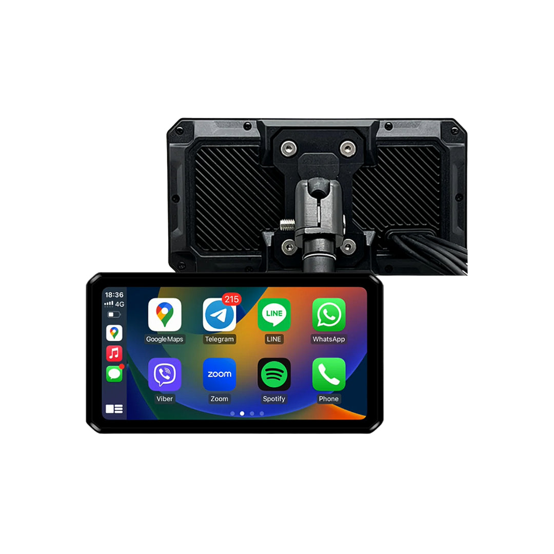 Alien Rider M2 PRO Motorcycle CarPlay Dual Recording Bike Navigation System