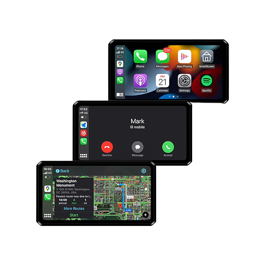 Alien Rider M2 PRO Motorcycle CarPlay Dual Recording Bike Navigation System