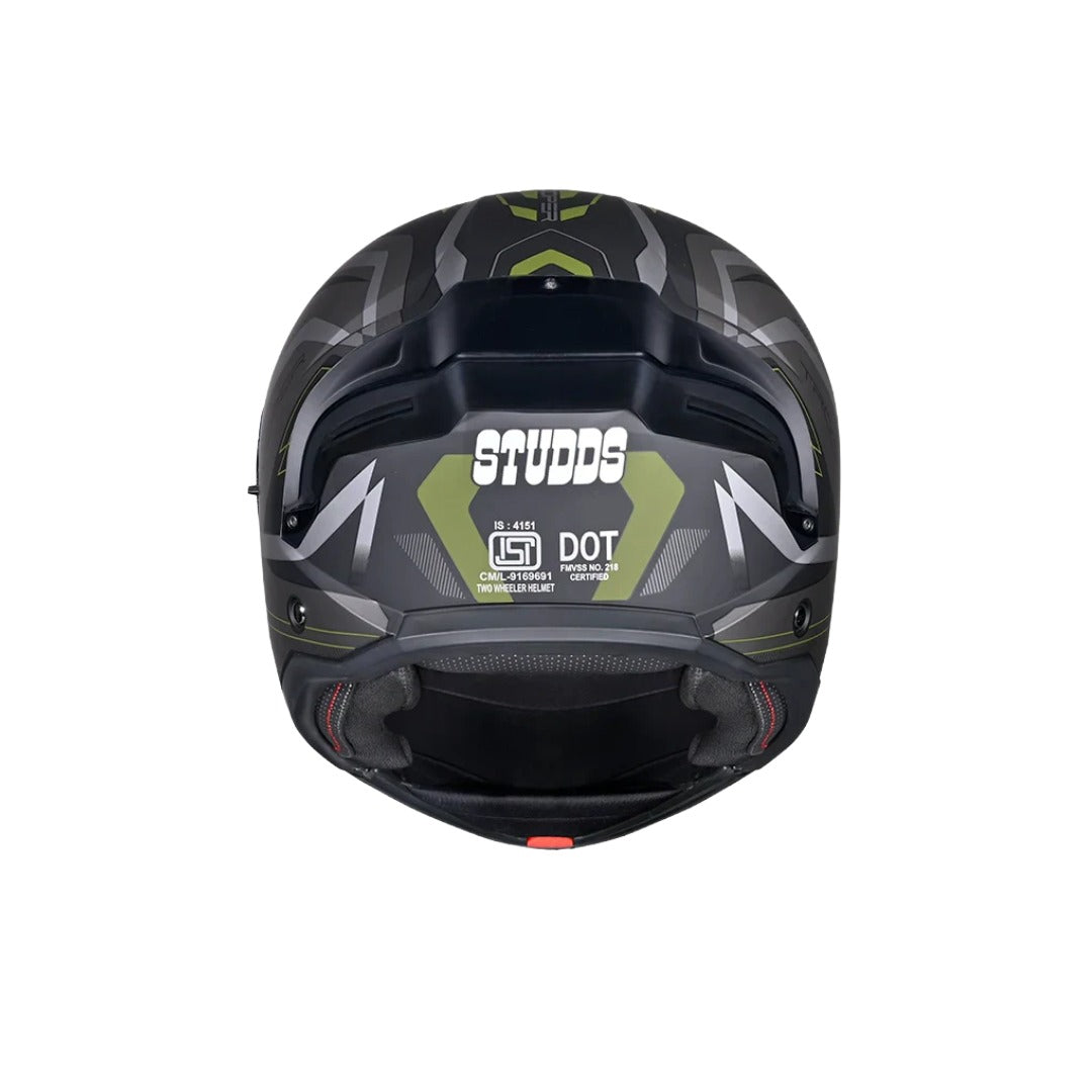 Studds Trooper D3 Ventura Decor Helmet – Full Face Motorcycle Helmet