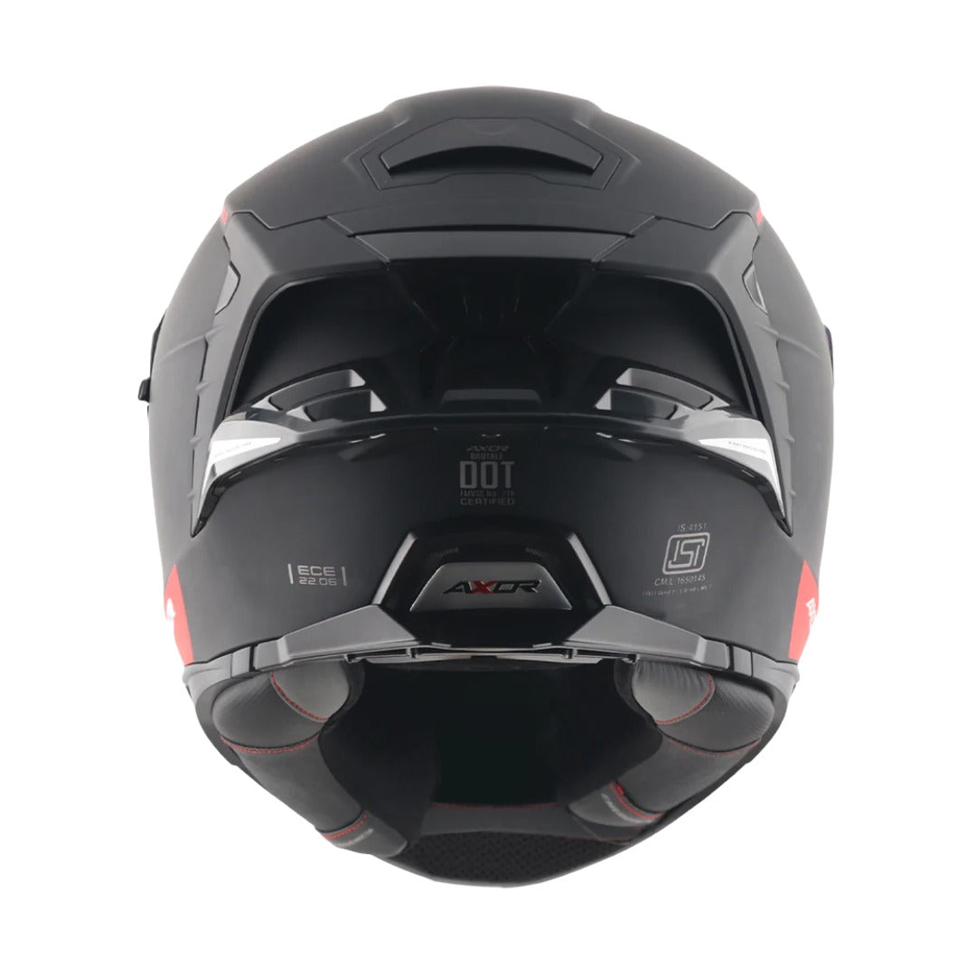 AXOR Brutale Solid Colors Dual Spoiler Helmet