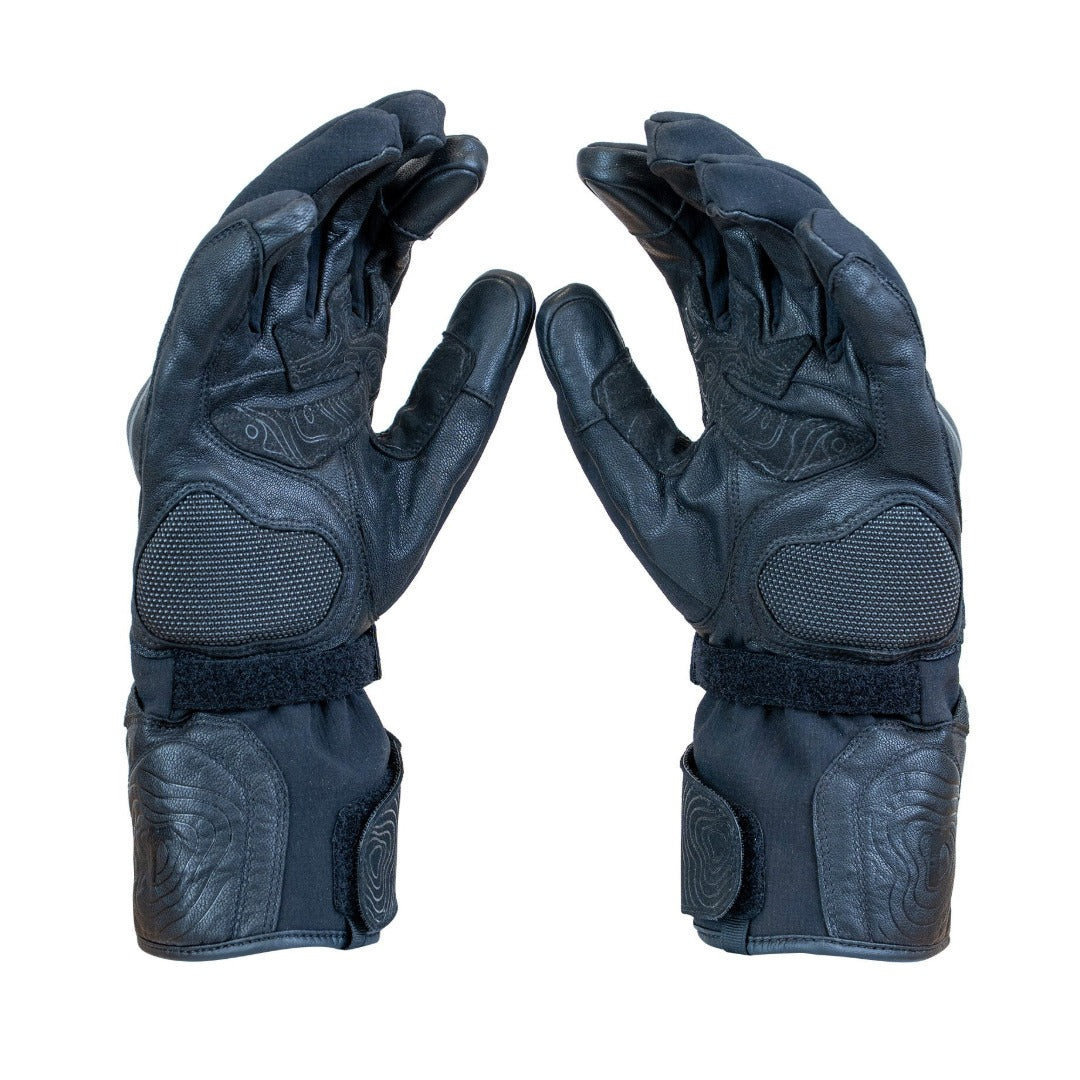 Reise Nubra Gloves Black – Waterproof Touring Motorcycle Gloves with SAS-TEC Protection