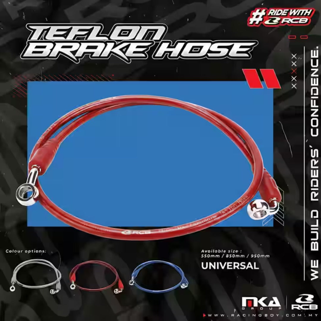 RCB S SERIES TEFLON BRAKE HOSE 1300 MM