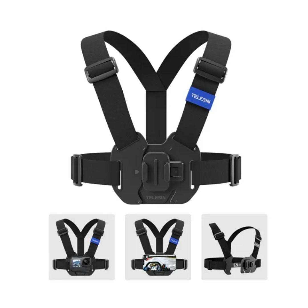 TELESIN New Vest Chest Strap for Action Cameras