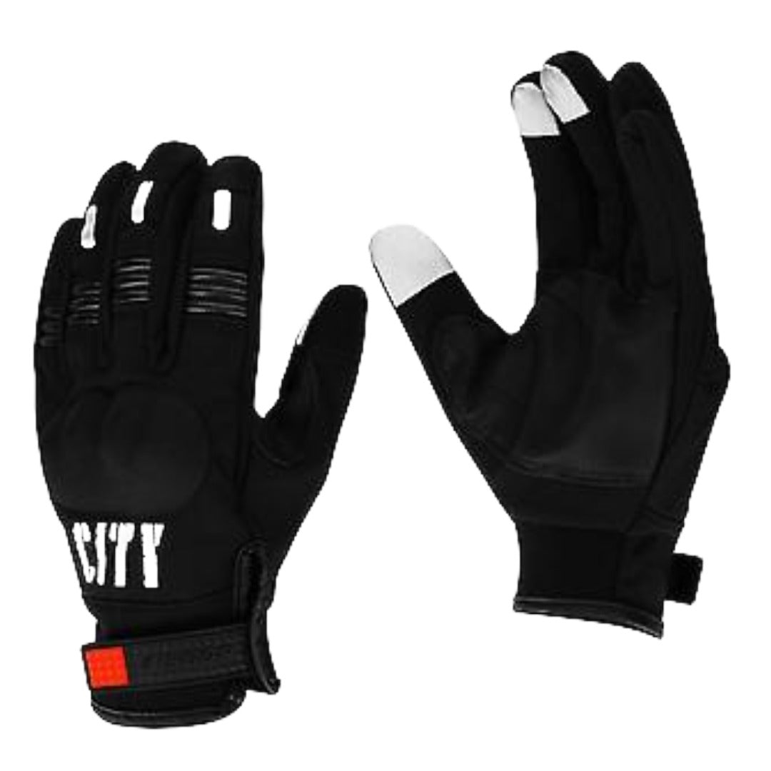 City Motorcycle Riding Gloves – Black