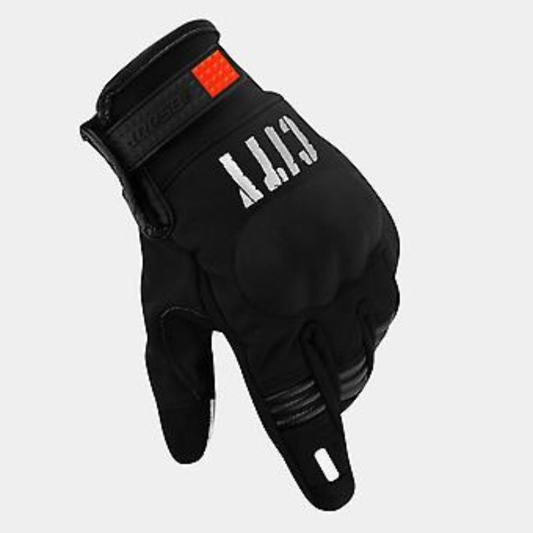 City Motorcycle Riding Gloves – Black