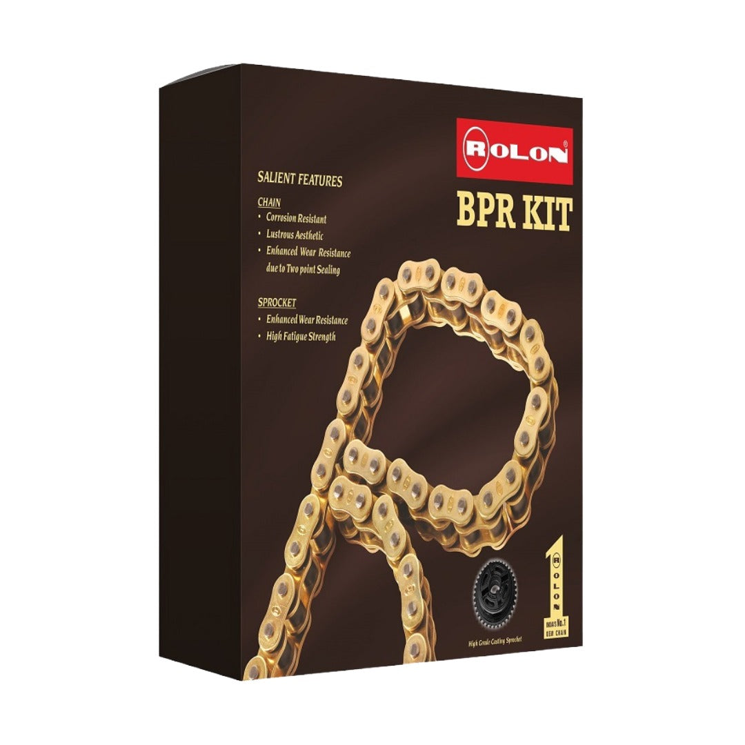 Brass Chain & Sprocket Kit for Royal Enfield Bullet Classic 350 – KIT BSORC CL270