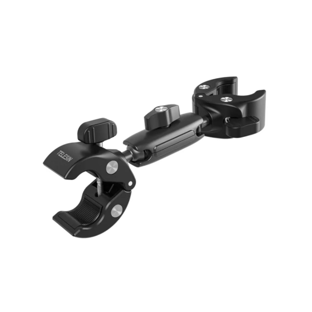 TELESIN Double-headed Crab Clamp Bike/Moto Pipe Clamp