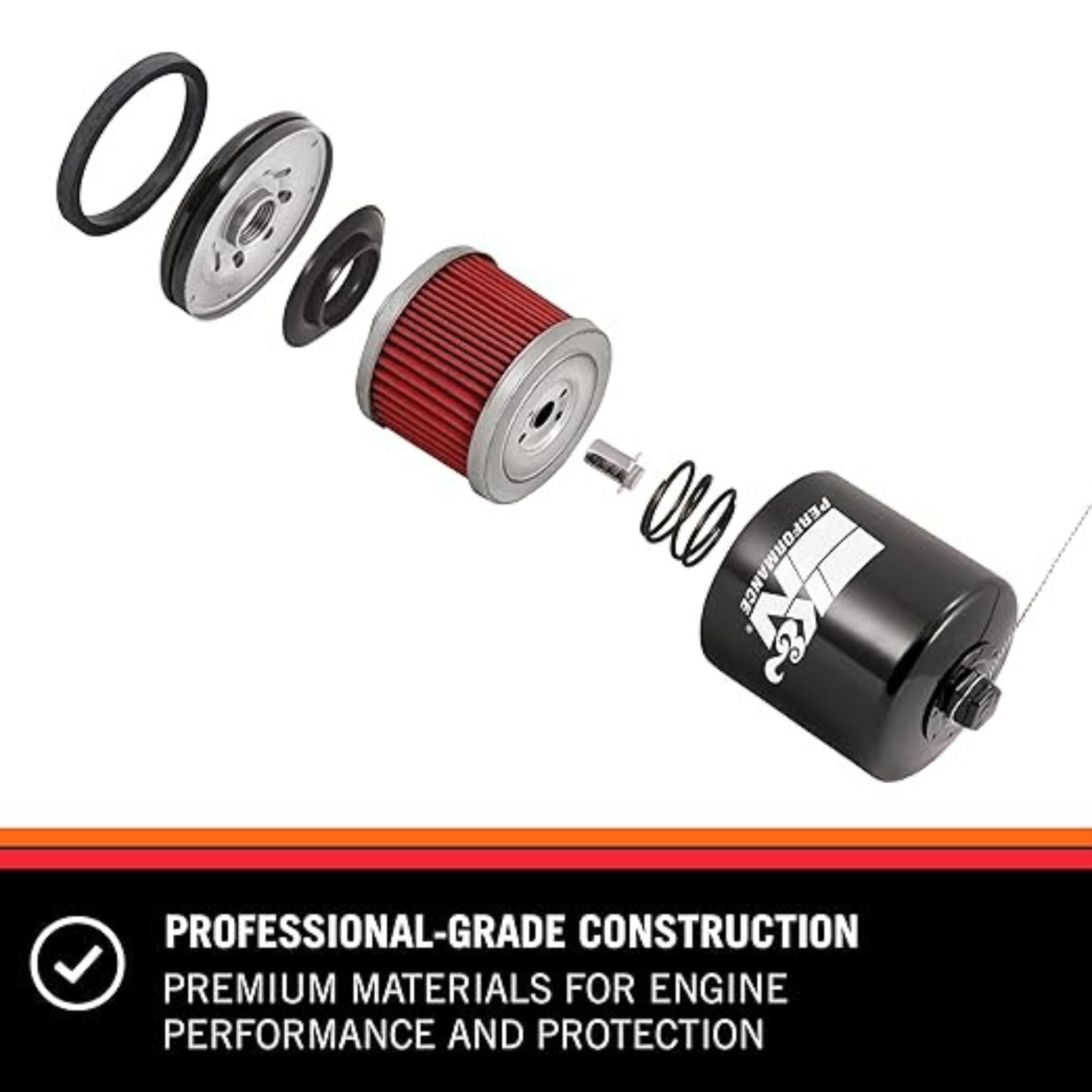 K&N Oil Filter for Suzuki V-Strom 650 XT, GSX-S750, GSXS1000, Hayabusa, Intruder