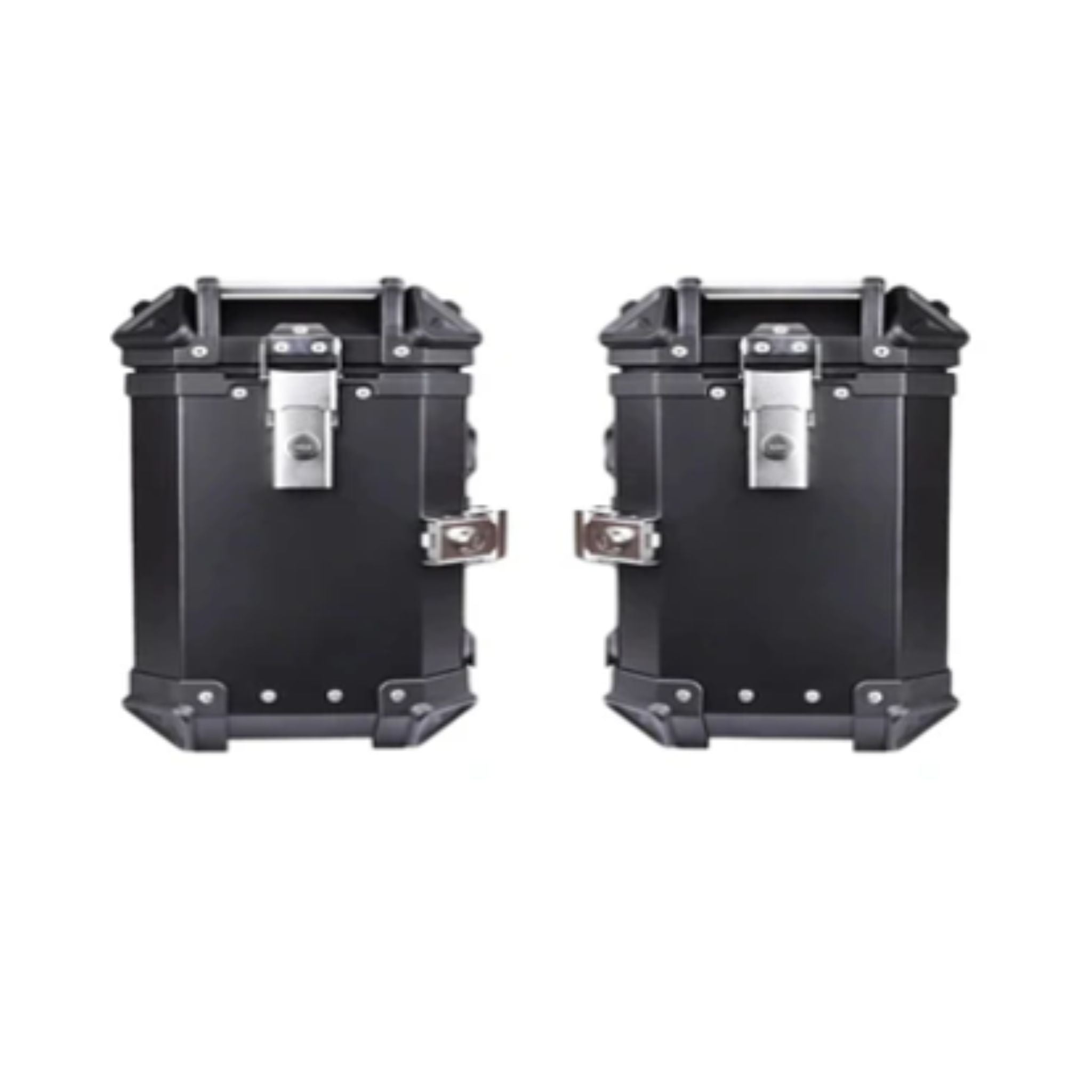 Universal Aluminum 35L Side Pannier Box Black | HMD