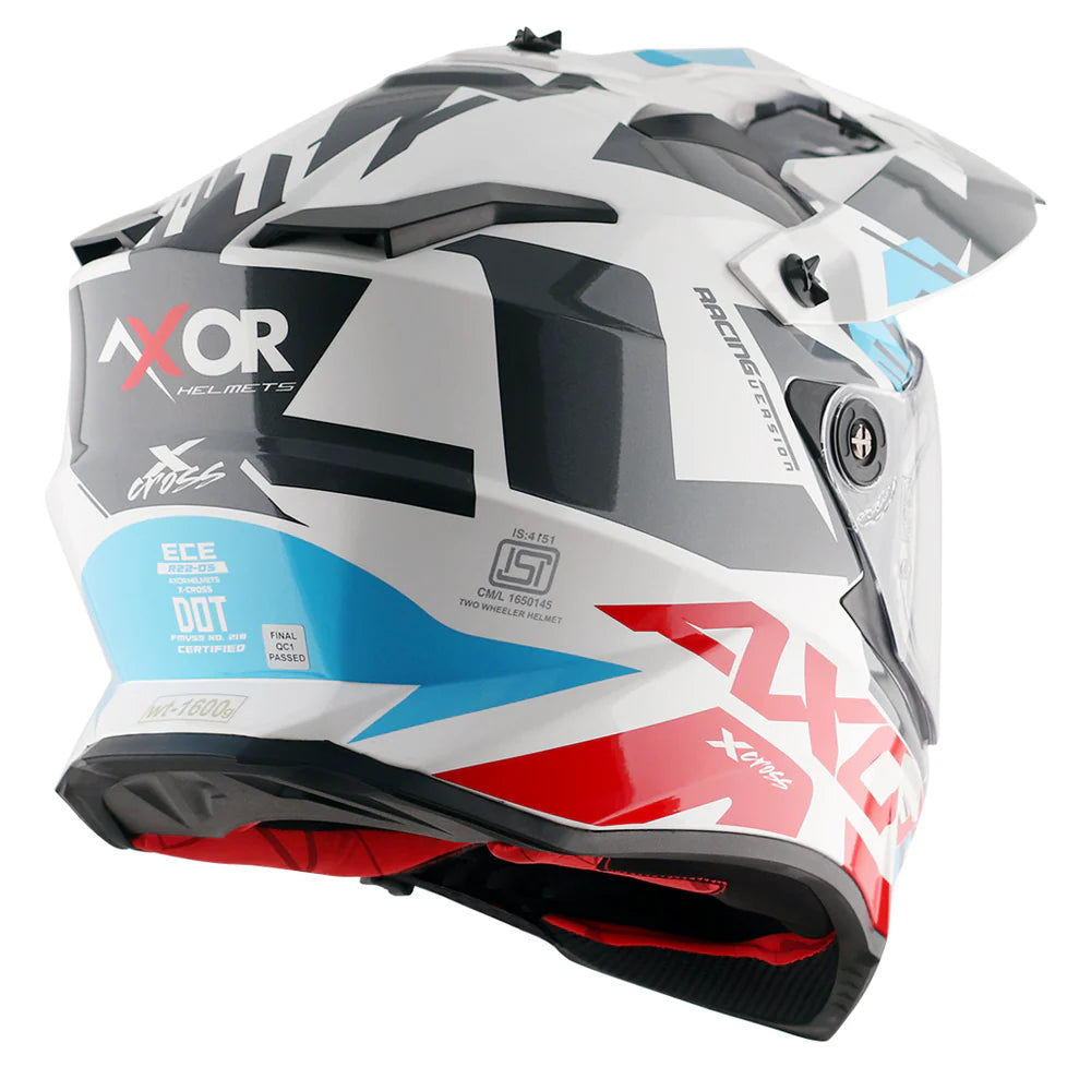 Axor X-cross X1 Dual Visor Motorcycle Full Face Helmet