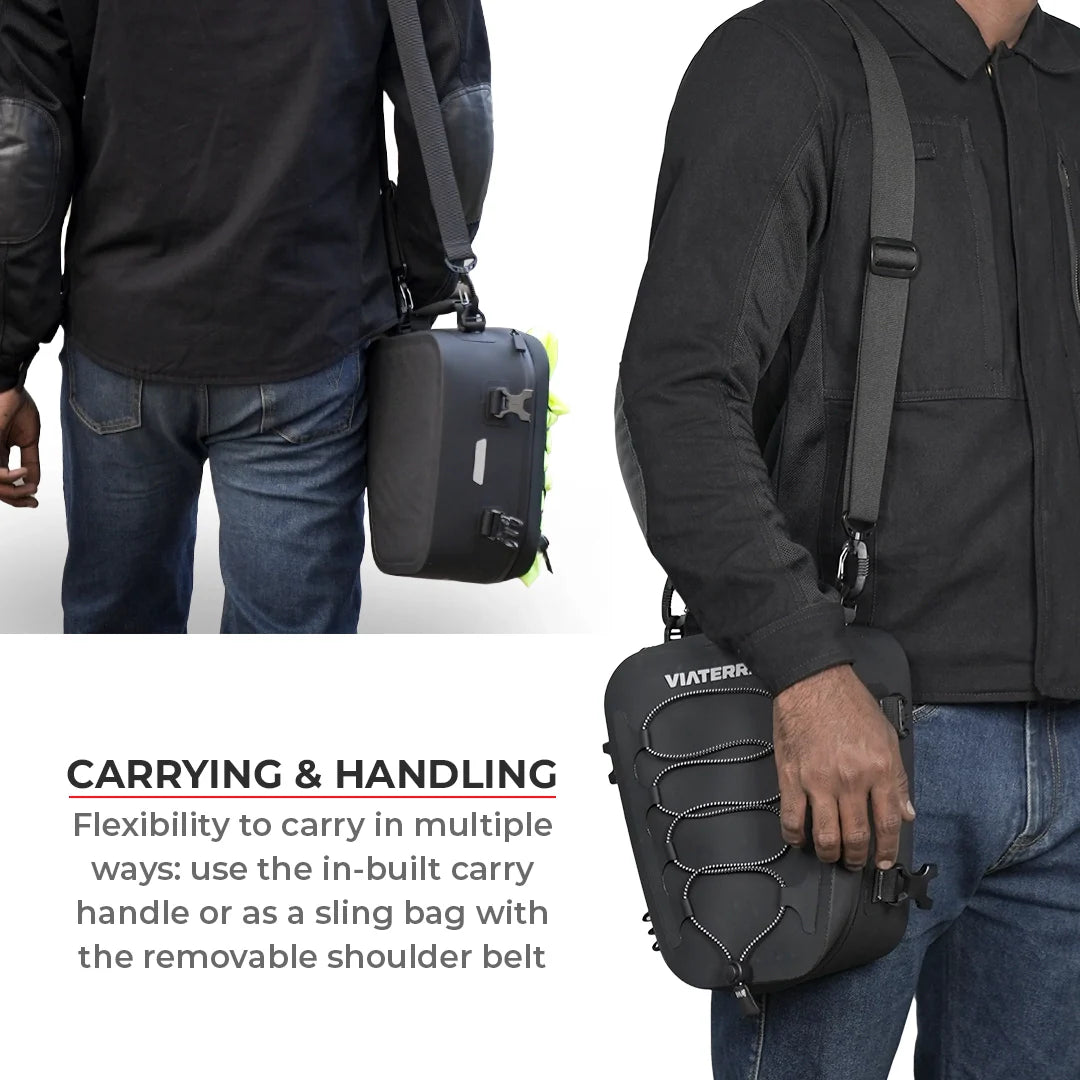 Viaterra 100% Waterproof Tail/Seat Bag 6L