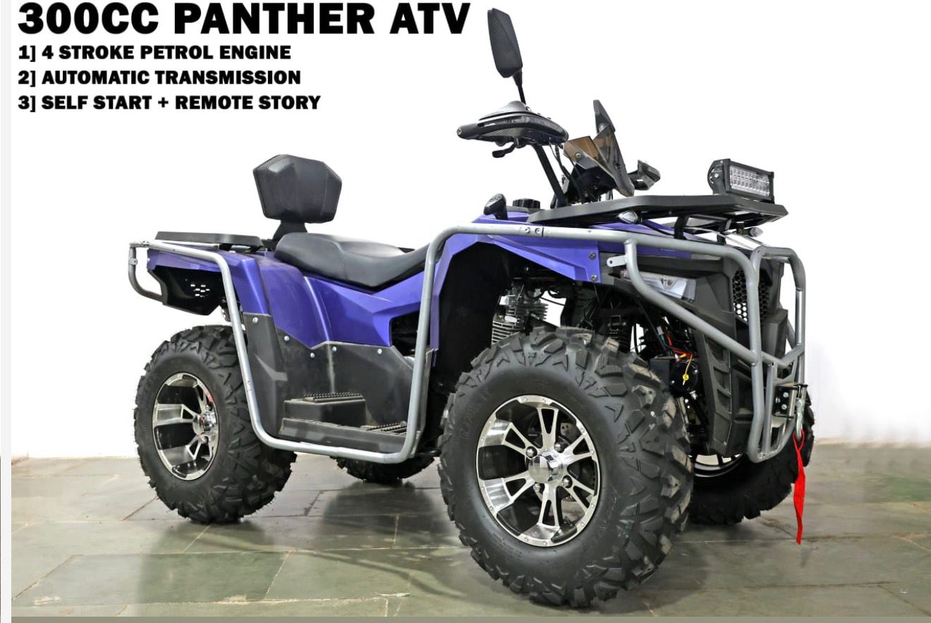 300CC Panther ATV Quad Bike | 4-Stroke Off-Road Petrol ATV with Electric Start & Winch