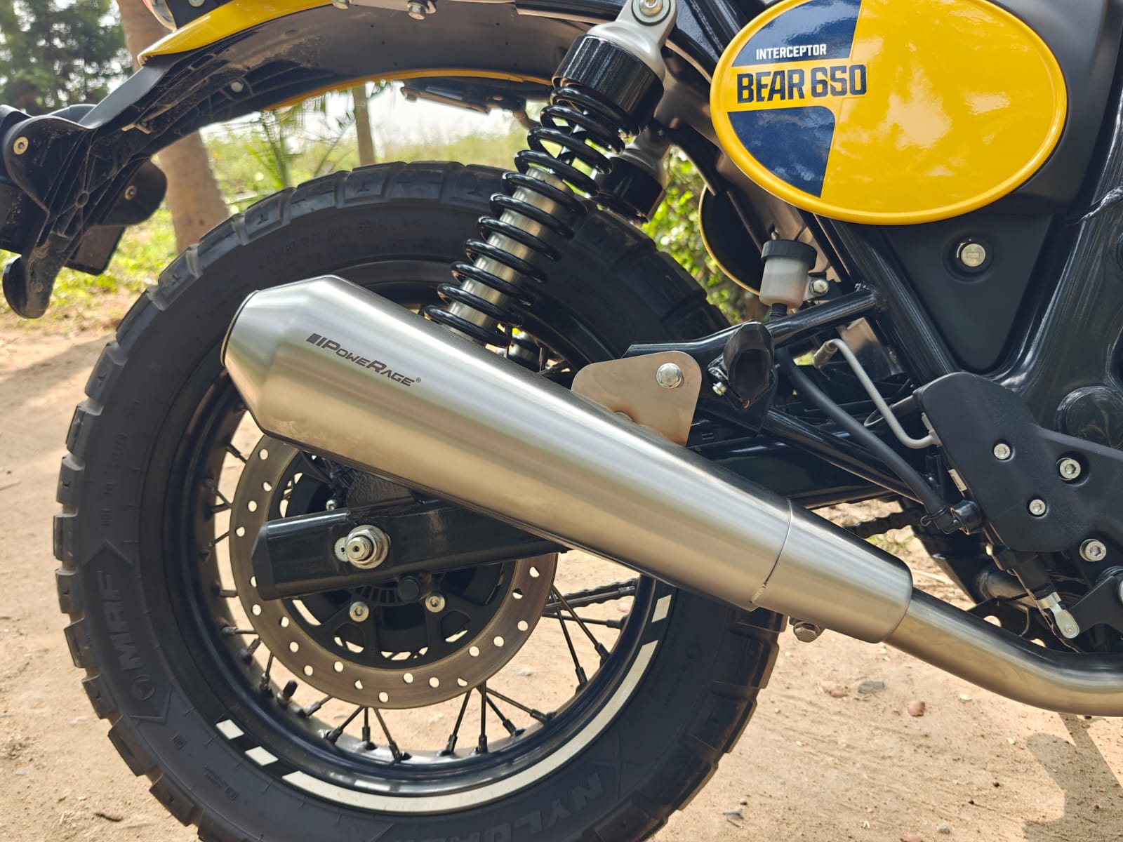 Powerage Slip On Performance Exhaust For Royal Enfield Bear 650
