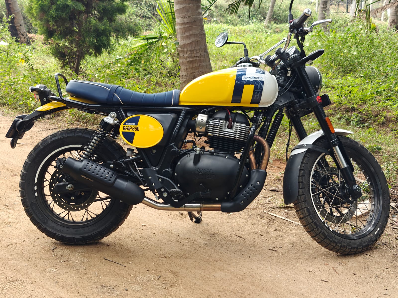 Powerage Slip On Performance Exhaust For Royal Enfield Bear 650