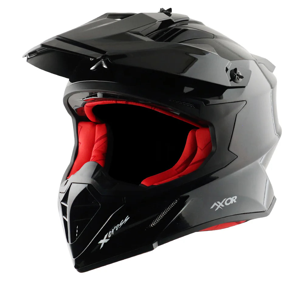 Axor X-cross Single Color Motorcycle Helmet
