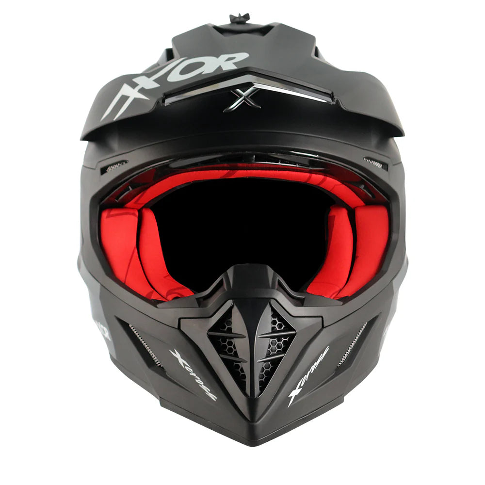 Axor X-cross Single Color Motorcycle Helmet