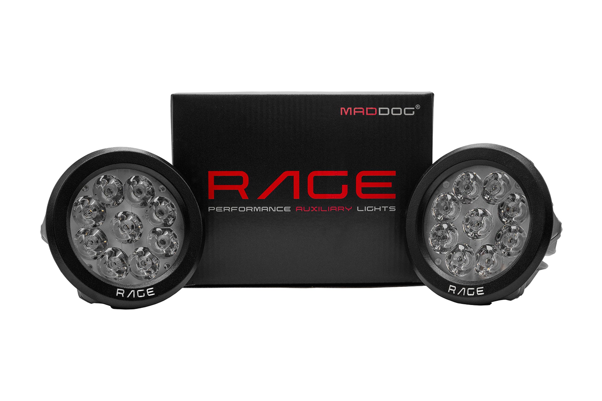 Maddog Rage Edition Auxiliary Lights – 11,600 Lumens | High-Performance LED