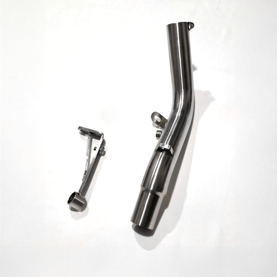 AEW MID PIPE FOR RE HIMALAYAN 450 MATTE POLISH FINISH