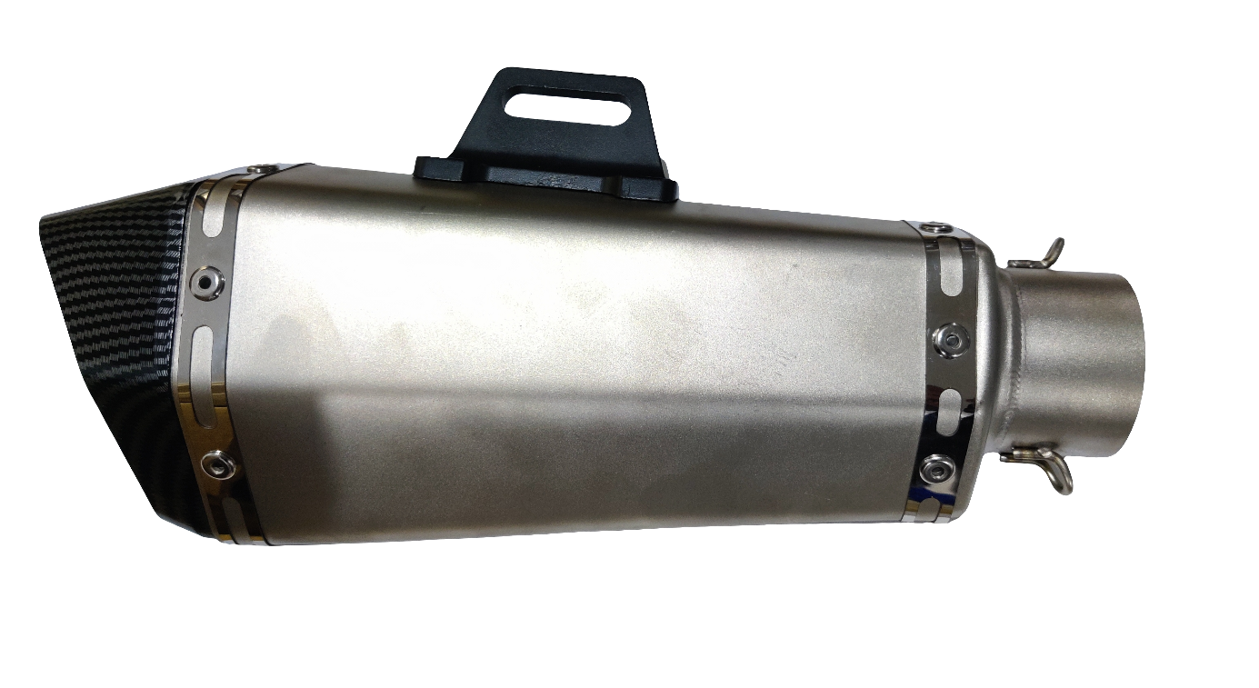 Akropovic Short Can Silver Exhaust