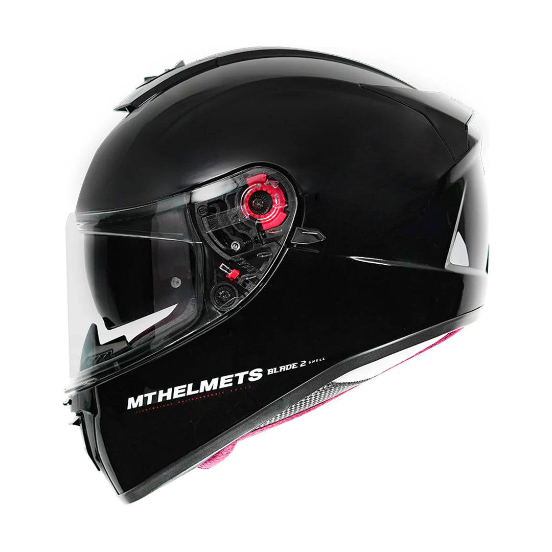 MT Blade 2SV A1 Solid Motorcycle Full Face Helmet | A1 Solid Gloss Black