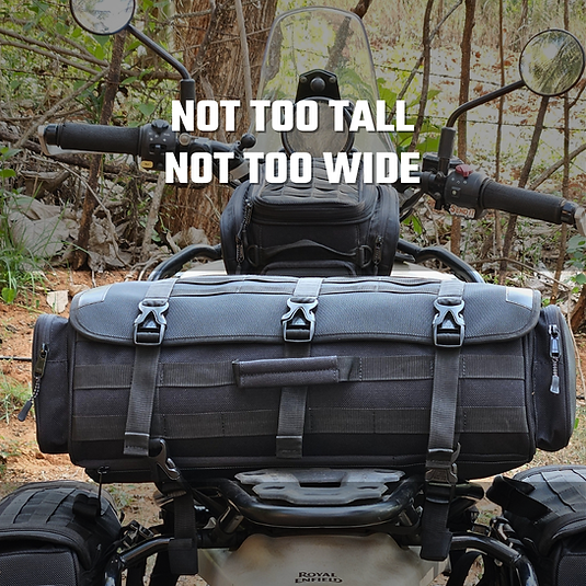 RiderZone Batalik Tail Bag 32L – Universal Waterproof Motorcycle Tail Bag