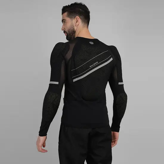 Defender Pro Base Layer Jacket – Black | CE Level 2 Armoured Riding Protection | Royal Enfield