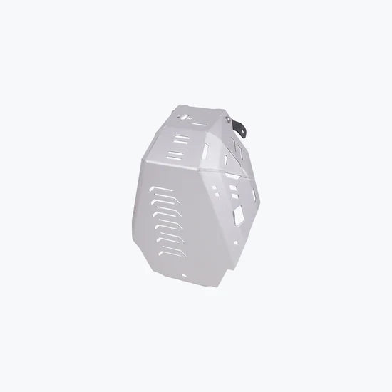 Hero Xpulse 210 Vambrace Bash Plate Silver | Legundary