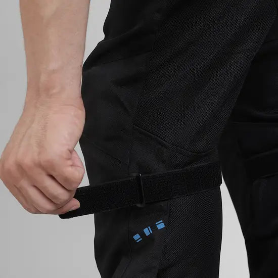 ROYAL ENFIELD TRIPPER MOTORCYCLE RIDING PANT - BLACK BLUE