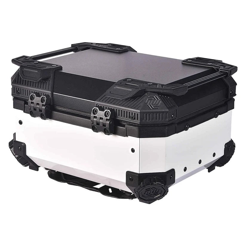 LGP Universal White and Black 25L Aluminum Top Box – Compact & Durable Motorcycle Storage (Copy)