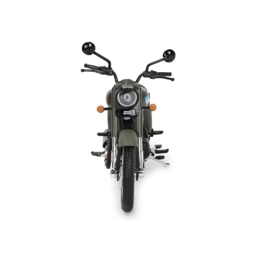 Royal Enfield Classic 350 Signals Scale Model – 1:12 Diecast (Marsh Grey)