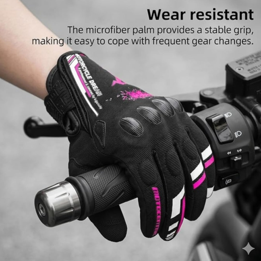 MOTOCENTRIC Motorcycle Riding Gloves – Summer Breathable Touchscreen Compatible