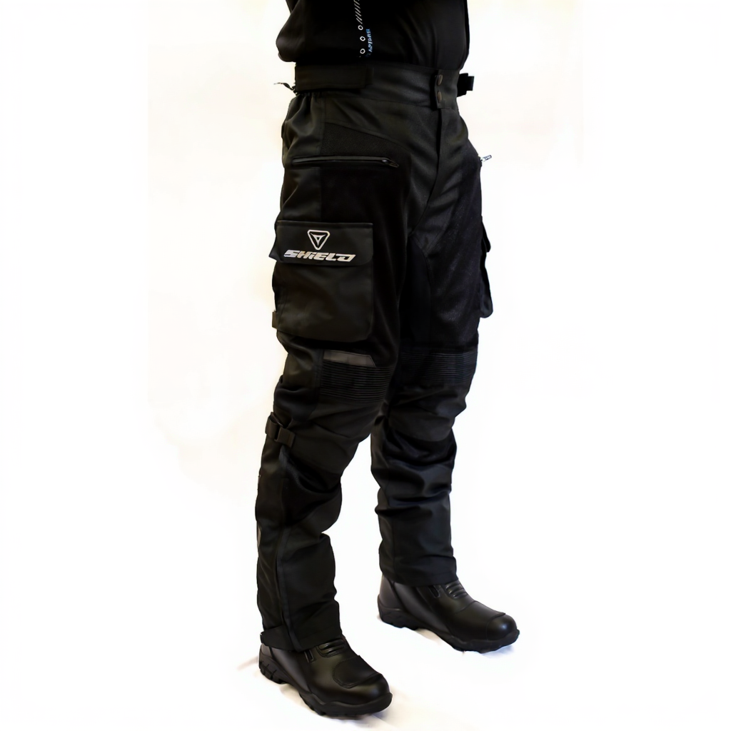 SHIELD RAPTOR AIR MOTORCYCLE TOURING PANT BLACK