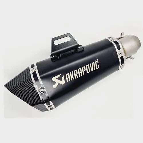 Akropovic Short Can Black Exhaust