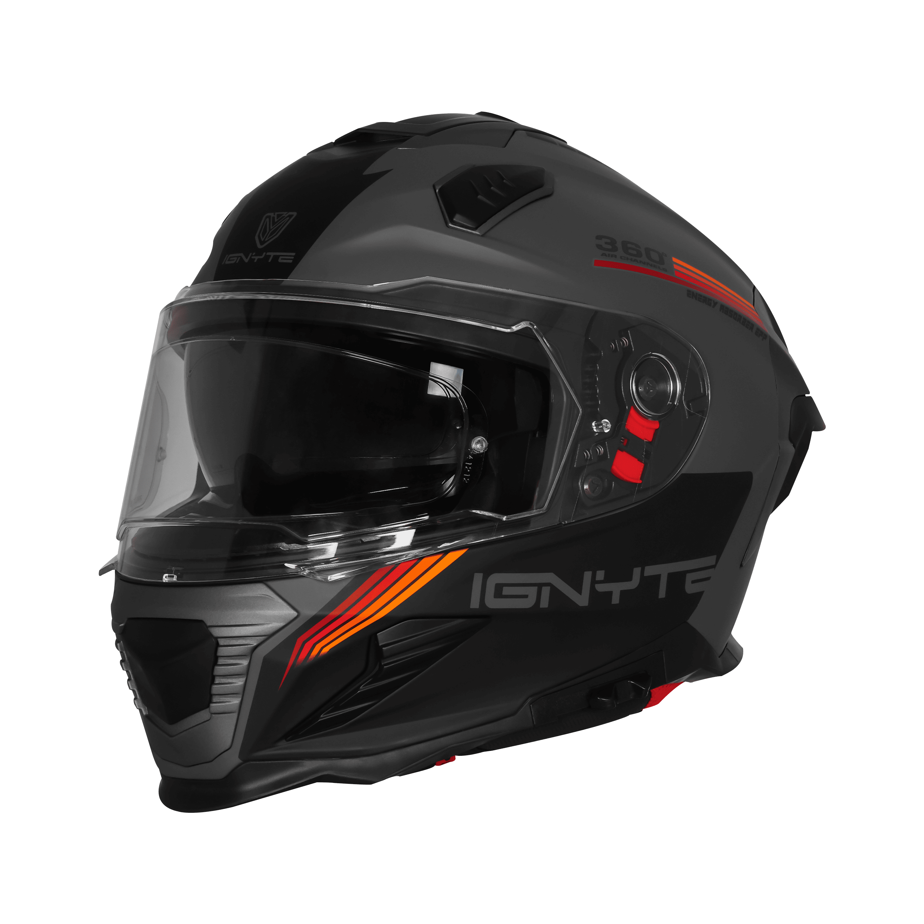 IGN-16 ISS DOT Quantumm Glossy Full Face Helmet