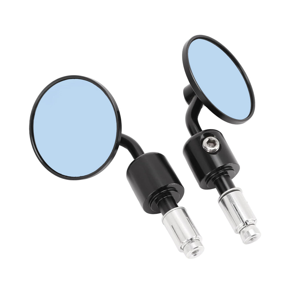 Rear View Mirror - Round Black