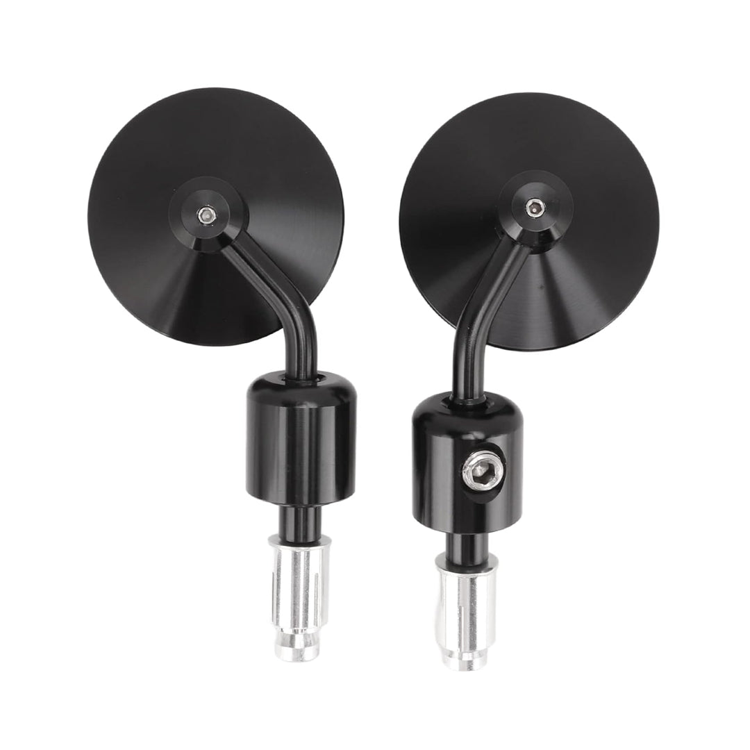 Rear View Mirror - Round Black