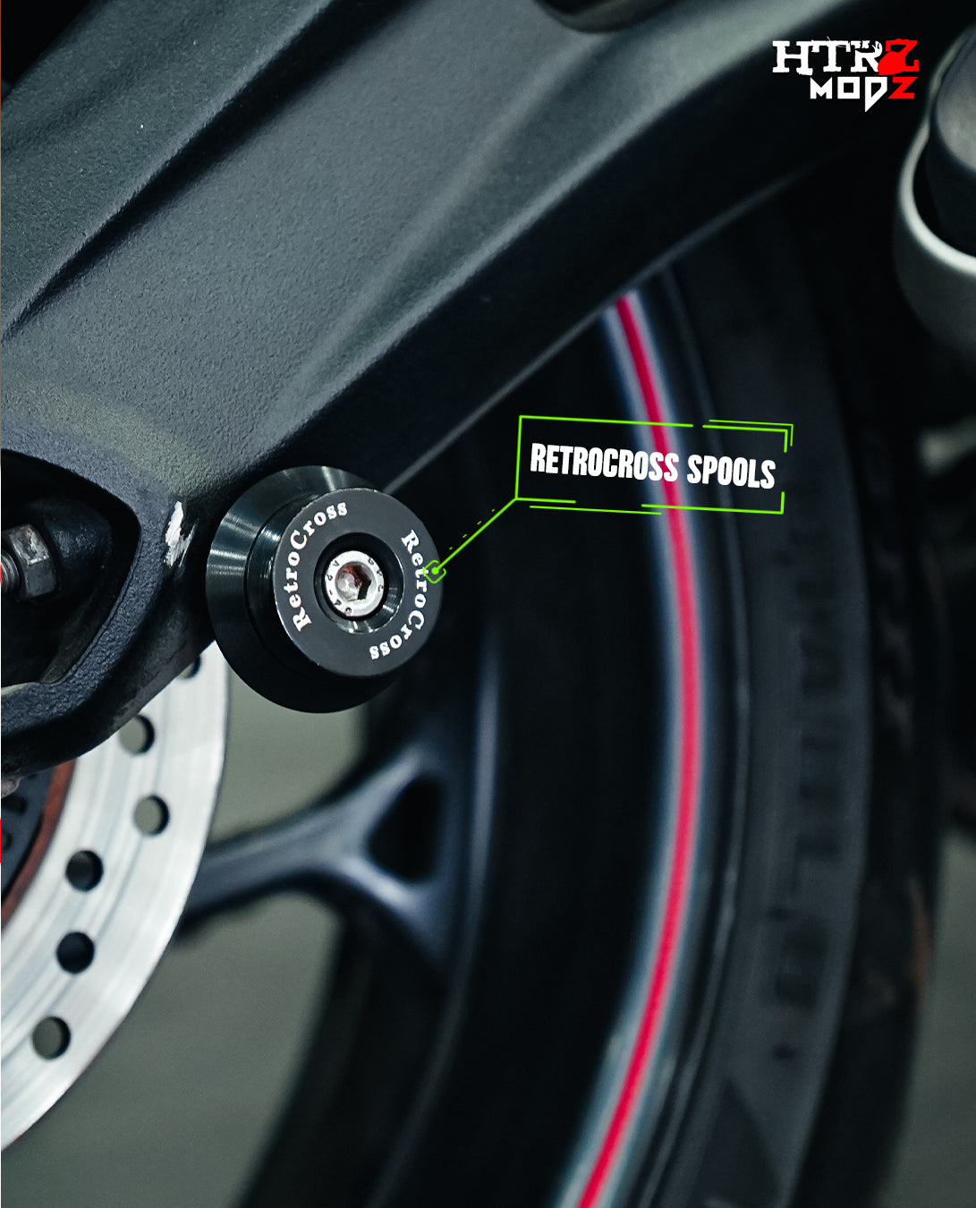 Retrocross Frame Slider Set for Triumph Street Triple 765 S / R / RS