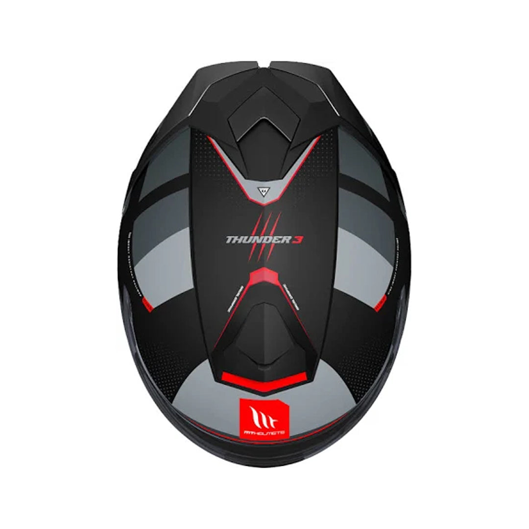 MT Thunder 3 SV Pro Arual B1 Helmet - Gloss Grey Black Pink