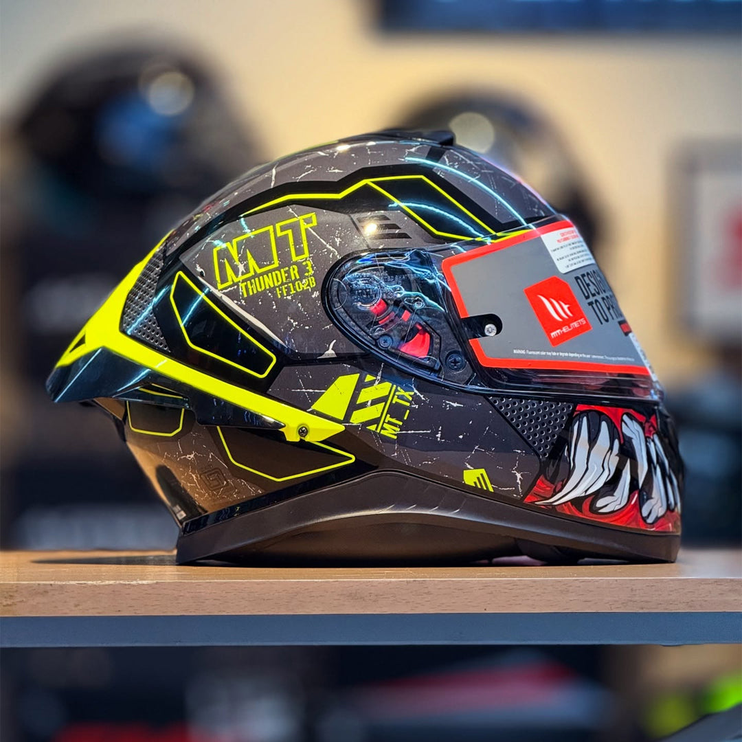 MT THUNDER 3 SV PRO MOTORCYCLE HELMET - T-X C2 Gloss