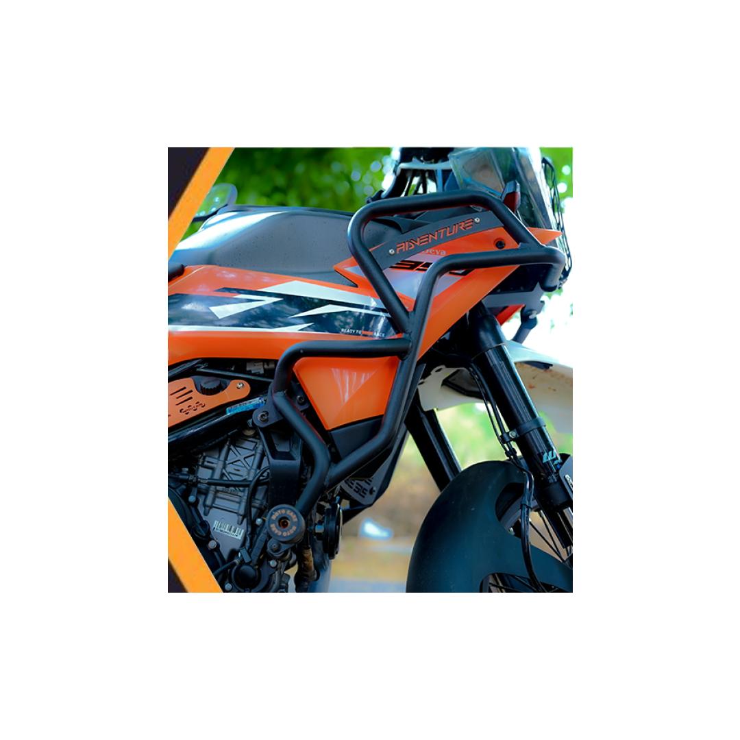 Moto Care Crash Guard with Dual Sliders for KTM Adventure 250/390