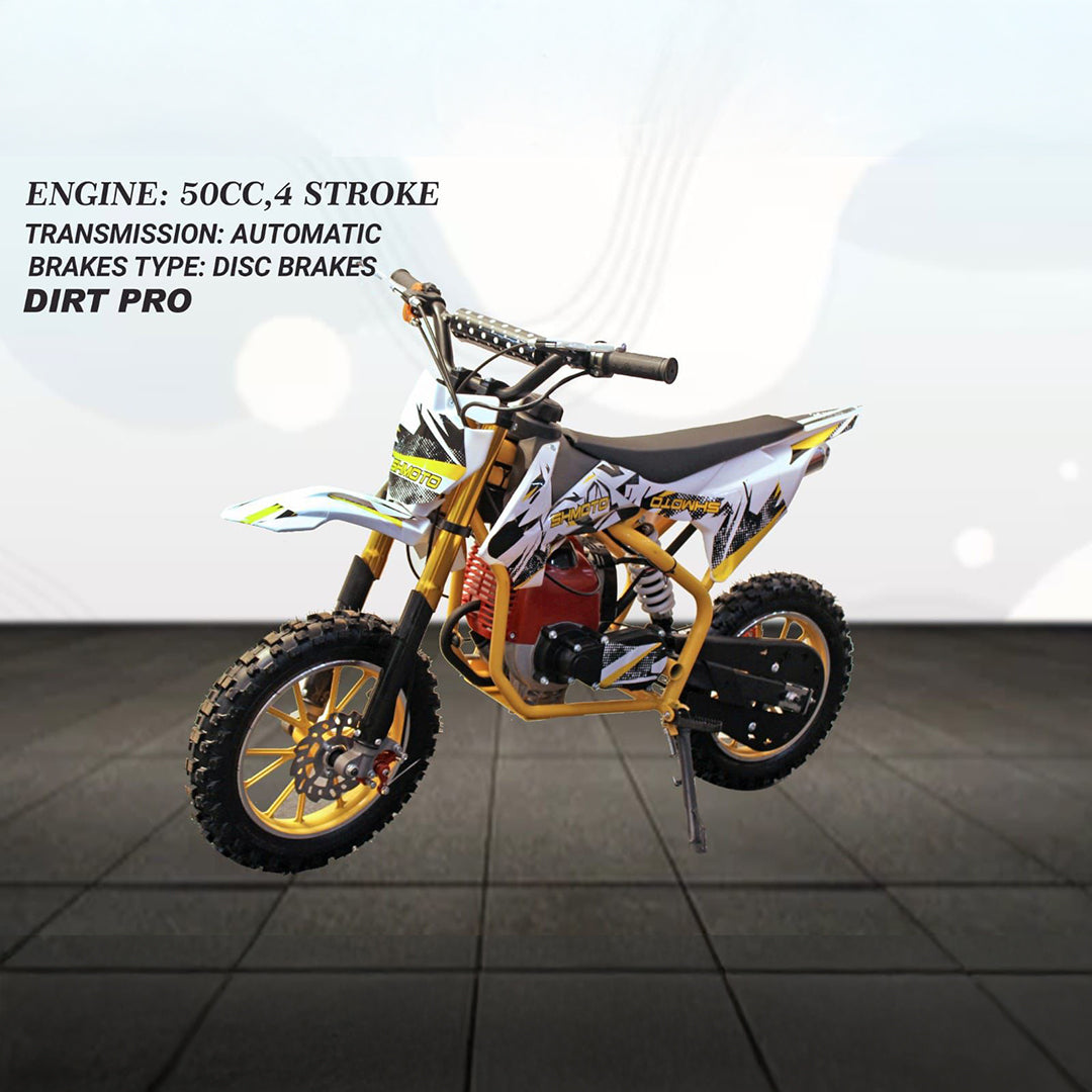 50cc Stroke Kids Dirt Bike with Automatic Self Pull Start Disc B