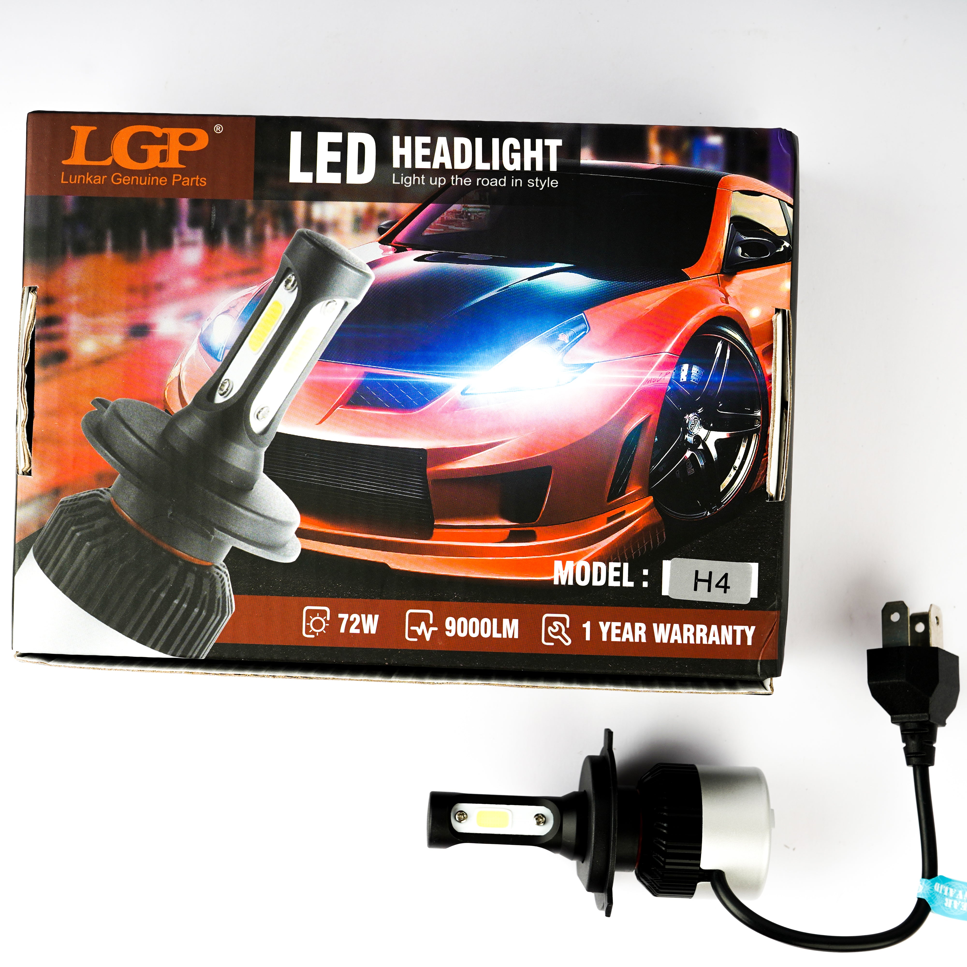 Headlight 4500 LM H4-LGP